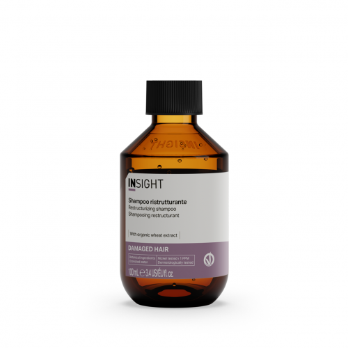 Insight Шампунь "Восстанавливающий" для поврежденных волос Restructurizing Shampoo, 100 ml (стекло)