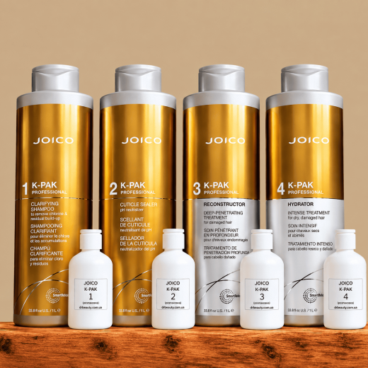 JOICO Система для реконструкции Joico 4-Step System Repair Hair Treatment, 4*100 ml