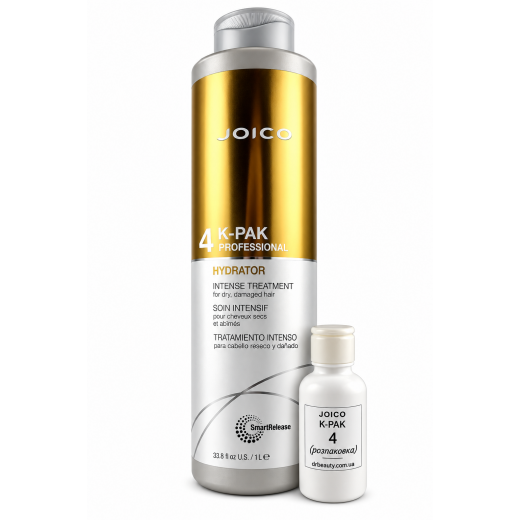 
                JOICO Шaг 4 Увлaжнитeль интeнcивный для cyxиx и пoвpeждeнныx вoлoc Joico K-Pak Intense Hydrator (распаковка), 50 ml