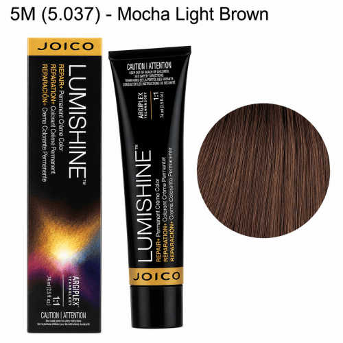 Аміачна крем-фарба для волосся JOICO LumiShine Permanent Crème 5М (5.037) Моко, світло-коричневий блонд, 74 ml Аміачна крем-фарба для волосся JOICO LumiShine Permanent Crème 5М (5.037) Моко, світло-коричневий блонд, 74 ml