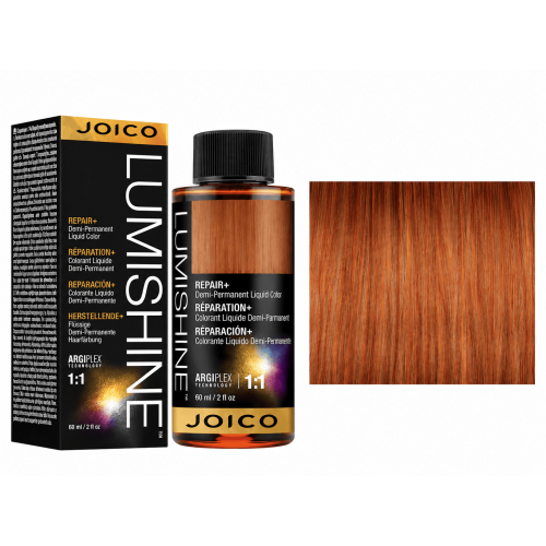 Безаммиачная краска для волос JOICO LumiShine Demi Liquid 5WC — средне-коричневый, тёплый медный, 60 мл Безаммиачная краска для волос JOICO LumiShine Demi Liquid 5WC — средне-коричневый, тёплый медный, 60 мл