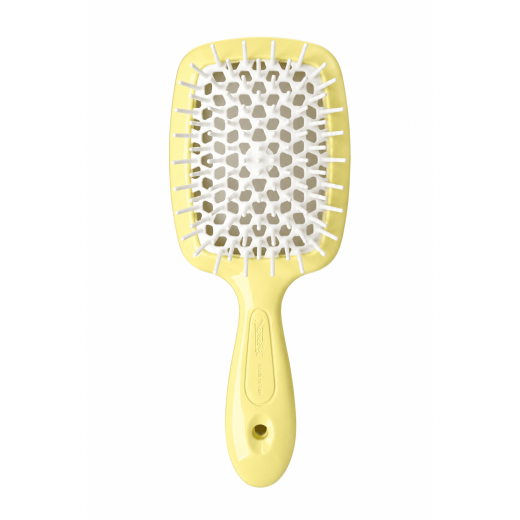 Janeke Superbrush пастельно-желтая с белым