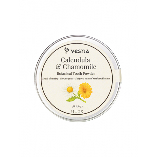 ТМ Vesna Успокаивающий зубной порошок Календула и Ромашка НФ-00029202 ТМ Vesna Успокаивающий зубной порошок Календула и Ромашка НФ-00029202