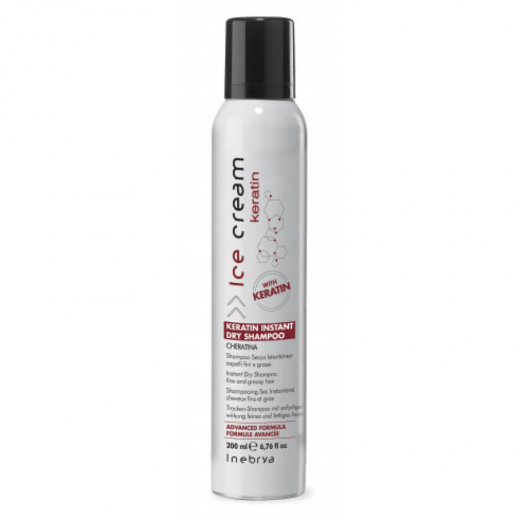 
                Сухий шампунь для волосся з кератином Inebrya Keratin Instant Dry Shampoo 200 мл