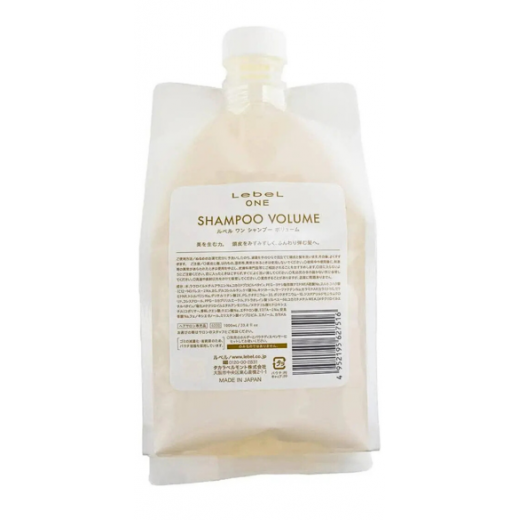 Шампунь для об'єму та ущільнення волосся "Lebel One Shampoo Volume 500 ml рефіл" Шампунь для об'єму та ущільнення волосся "Lebel One Shampoo Volume 500 ml рефіл"