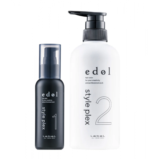 Професійна японська система з 2 кроків для захисту та відновлення волосся Lebel Edol Style Plex Професійна японська система з 2 кроків для захисту та відновлення волосся Lebel Edol Style Plex