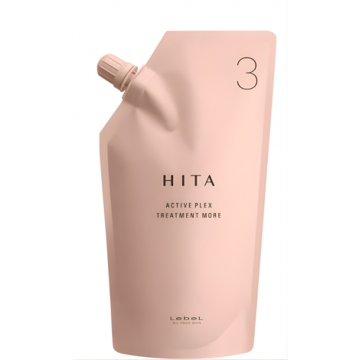 3-й компонент процедуры восстановления непослушных, вьющихся и пористых волос "LebeL HITA ACTIVE PLEX TREATMENT MORE 3 400 ml рефил" 3-й компонент процедуры восстановления непослушных, вьющихся и пористых волос "LebeL HITA ACTIVE PLEX TREATMENT MORE 3 400 ml рефил"