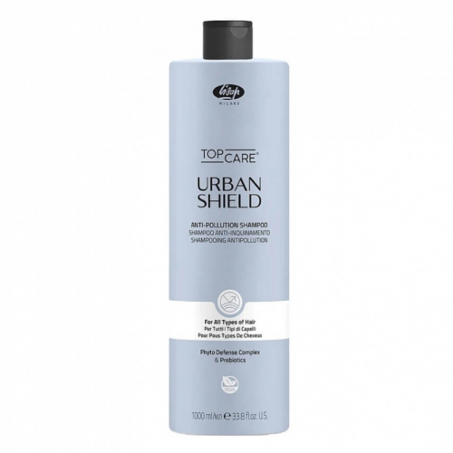 Lisap Urban Shield Anti-pollution шампунь шампунь с пребиотиками, 1000 ml