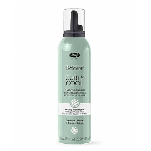 Lisap Curly Cool Elasticizing mousse піна для кучерявого/хвилястого волосся, 250мл