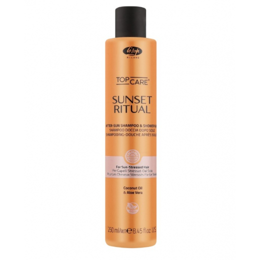 Lisap Шампунь-гель для душа "Sunset Ritual After-Sun Shampoo & shower gel", 250 мл