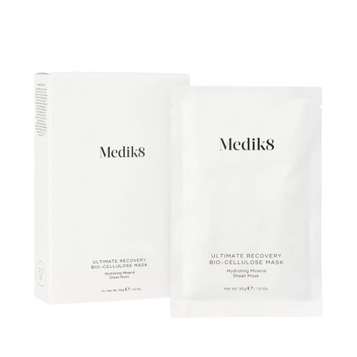 Medik8 Ultimate Recovery Bio Cellulose Mask -восстановительная биоцеллюлозная маска с цинком 6 шт.