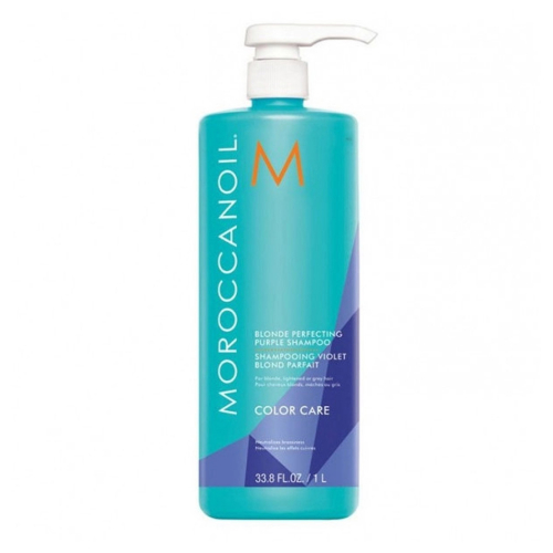 Moroccanoil Blonde Perfecting Purple Shampoo Идеальный Фиолетовый шампунь, 1000 ml НФ-00017221