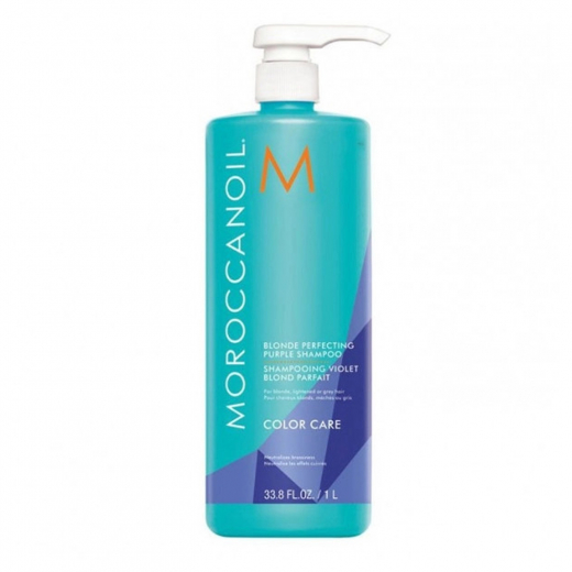 Moroccanoil Blonde Perfecting Purple Shampoo Идеальный Фиолетовый шампунь, 1000 ml