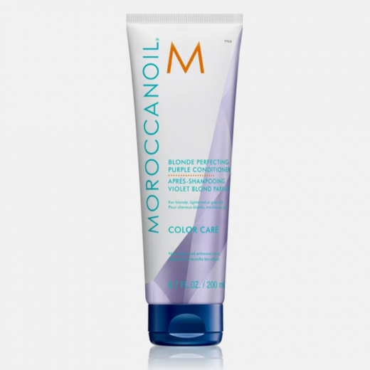 Moroccanoil Blonde Perfecting Purple Conditioner Тонизирующий кондиционер с фиолетовым пигментом, 200 ml