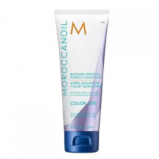 Moroccanoil Blonde Perfecting Purple Conditioner Тонизирующий кондиционер с фиолетовым пигментом, 70 ml