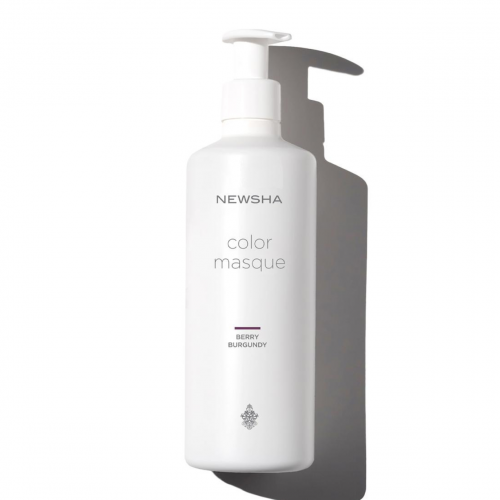 NEWSHA ЦВЕТНАЯ МАСКА Бургундские ягоды. Color Masque Berry Burgundy, 500 ml