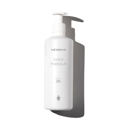 NEWSHA ЦВЕТНАЯ МАСКА Чистое серебро. Color Masque Silver, 500 ml