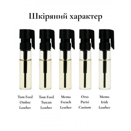 Парфюмерный сет Кожаный характер, 5*1 мл 52769