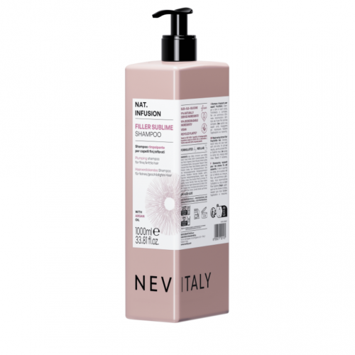 Шампунь для объема волос Nevitaly Filler Sublime Replumping Shampoo, 1000 ml 8008277001913