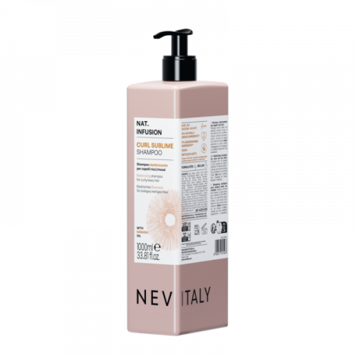 Шампунь для вьющихся, волнистых и пористых волос Nevitaly Curl Sublime Shampoo, 1000ml 8008277001043