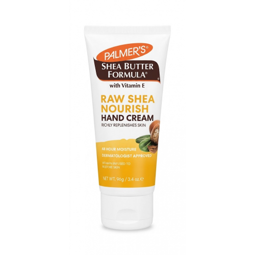 Крем для рук с маслом ши, Raw Shea Nourish Hand Cream, Palmer's, увлажняющая питательная формула с витамином Е, 96 г