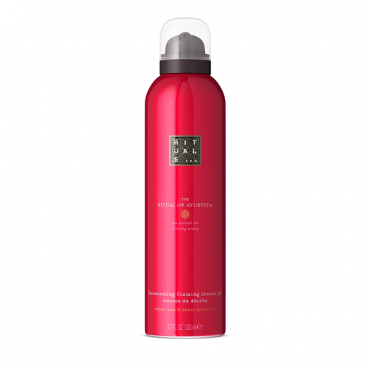 THE RITUAL OF AYURVEDA Foaming Shower Gel - Пенистый гель для душа, 200ml