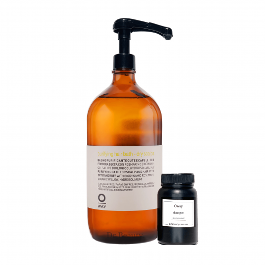 
                OWAY Шампунь проти лупи для сухої шкіри голови Purifying Hair Bath Dry Scalps, 100 ml (розлив)