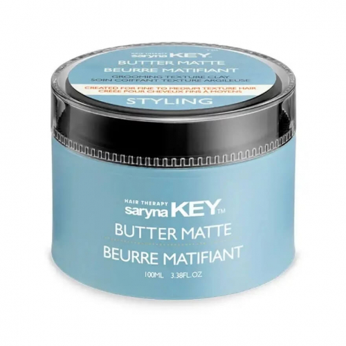 Saryna Key Глина для укладки волос матовая текстурирующая Butter Matte, 100 ml