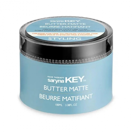 
                Saryna Key Глина для укладки волосся матова текстуруюча Butter Matte, 100 ml