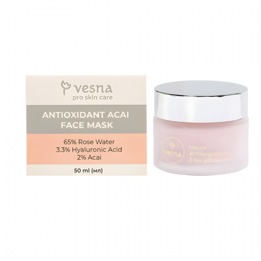 
                Vesna Маска Антиоксидантная с ягодами асаи, 50 ml