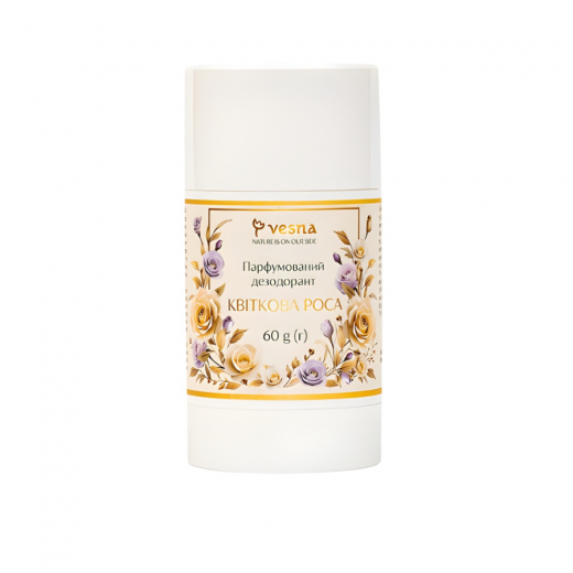 Vesna Парфюмированный дезодорант Цветочная роса, 60 g