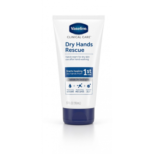 Крем для рук Vaseline, Clinical Care, (средство для сухих рук, без ароматизаторов) 150 мл