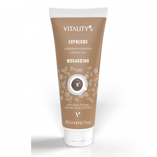 Vitality`s Espresso Mocaccino Tubo Бальзам восстанавливающий с тонирующим эффектом Мокачино, 200 ml