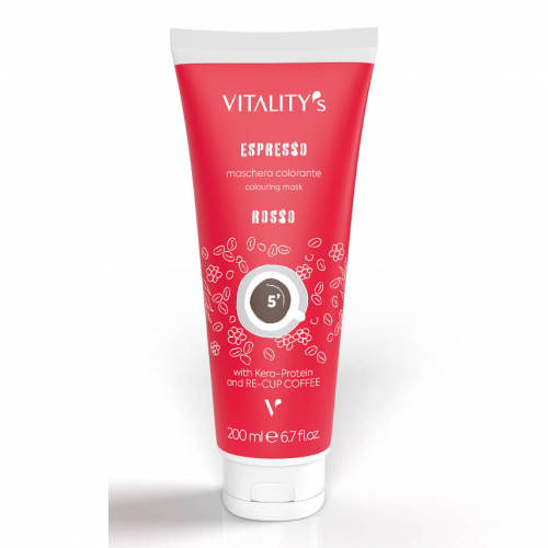 Vitality`s Espresso Rosso Tubo Б Бальзам восстанавливающий с тонирующим эффектом Красный, 200 ml