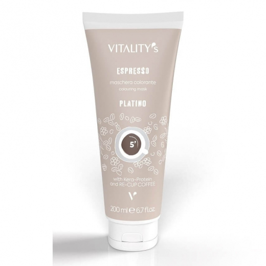 
                Vitality`s Espresso Platino Tubo Б Бальзам восстанавливающий с тонирующим эффектом Платина, 200 ml