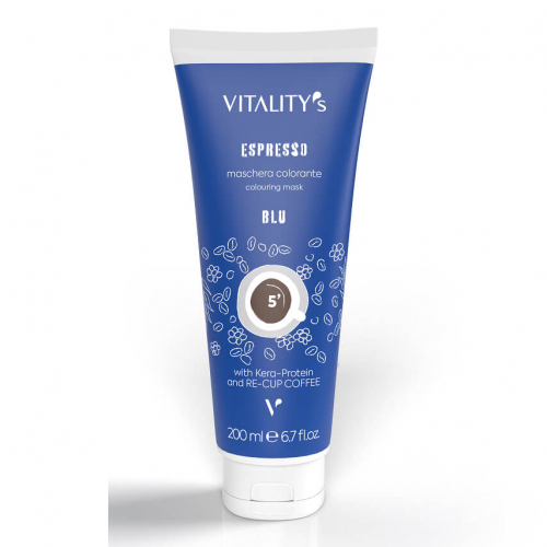 Vitality`s Espresso Blu Tubo Бальзам восстанавливающий с тонирующим эффектом Синий, 200 ml