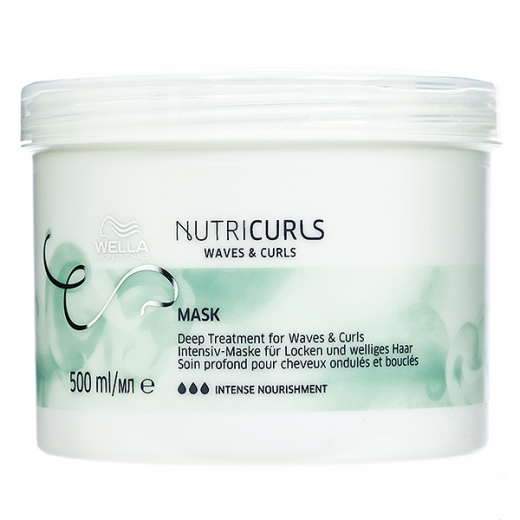 
                Wella Professionals Nutricurls Waves & Curls Mask Маска - интенсивный уход , 500 ml