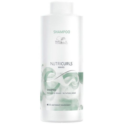 Wella Professionals Nutricurls Waves Detangling Shampoo No Sulfates Безсульфатный шампунь для вьющихся волос, 1000 ml
