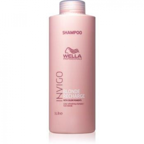 Wella Professionals Invigo Blonde Recharge шампунь для сохранения цвета блонд волосы, 1000 ml