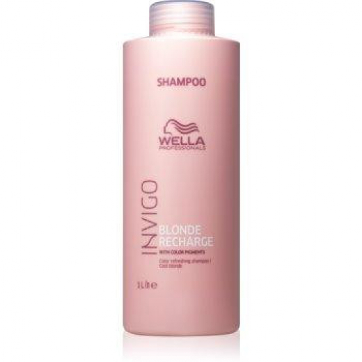 Wella Professionals Invigo Blonde Recharge  шампунь для сохранения цвета блонд волосы, 1000 ml