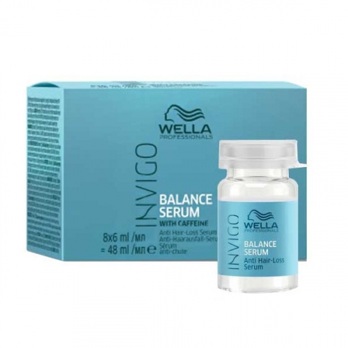 Wella Professionals Invigo Balance Serum Anti Hair Loss Serum Сироватка проти випадіння волосся з кофеїном, 8*6 ml