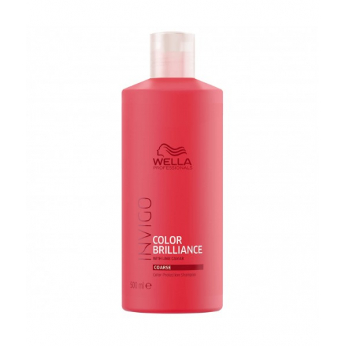 Wella Professionals Invigo Brilliance Coarse Шампунь для яркости окрашенных жестких волос с икрой лайма, 500 ml