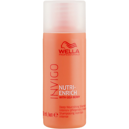 Wella Professionals Invigo Nutri-Enrich Deep Nourishing Shampoo Шампунь с ягодами годжи, питательный, 50 ml