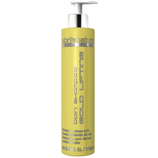 Шампунь із стволовими клітинами для кучерявого волосся - Abril et Nature Gold Lifting Bain Shampoo, 250 ml