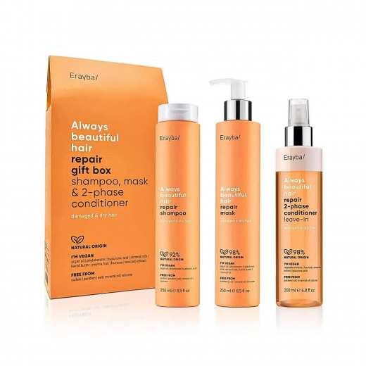 Erayba Подарочный набор ABH Repair (Shampoo 250мл+ Mask 250мл +2-phase conditioner 200мл)
