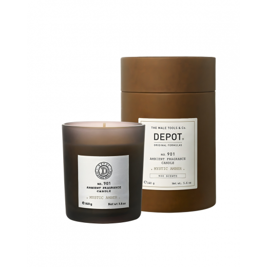 
                DEPOT 901 Свічка ароматизована "Містичний бурштин", 160 g
