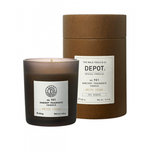 
                DEPOT 901 Свічка ароматизована "Білий кедр"? 160 g