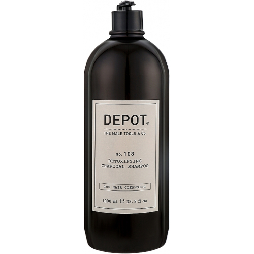 Depot 108 Шампунь для глубокой очистки с древесным углем, 1000 ml НФ-00029644