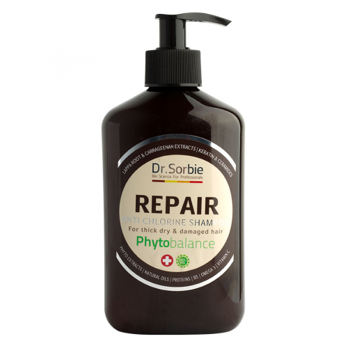 Dr.Ѕогbiе Repair – Anti chlorine shampoo Восстанавливающий шампунь, 400 мл