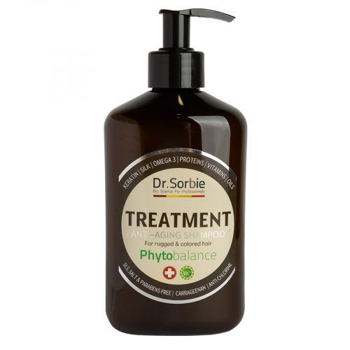 Dr.Ѕогbiе Treatment Anti-Aging shampoo Питательный антивозрастной шампунь, 400 мл